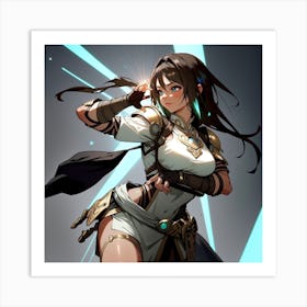 Warrior Princess Art Print