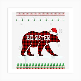 Funny Santa Claus Matching Family Gifts Art Print