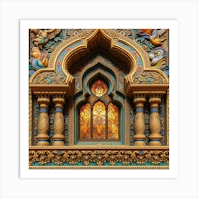 Buddhist Temple In India72 Art Print