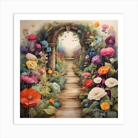 Garden Path 8 Art Print