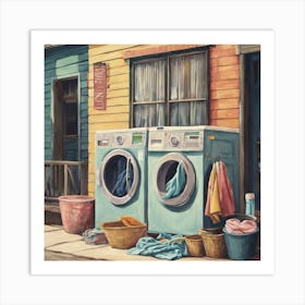 Laundry Room 3 Art Print