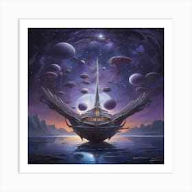 Spaceship 1 Art Print