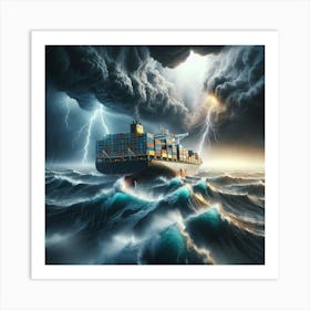 Stormy Sea Art Print