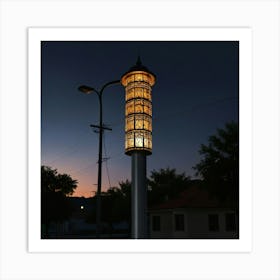  Unique Design Art Street Light 1 Art Print