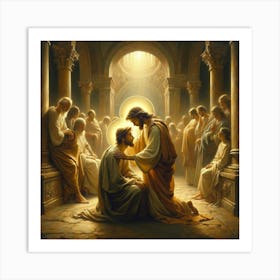 Baptism Of Jesus Art Print