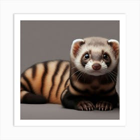 Ferret 9 Art Print