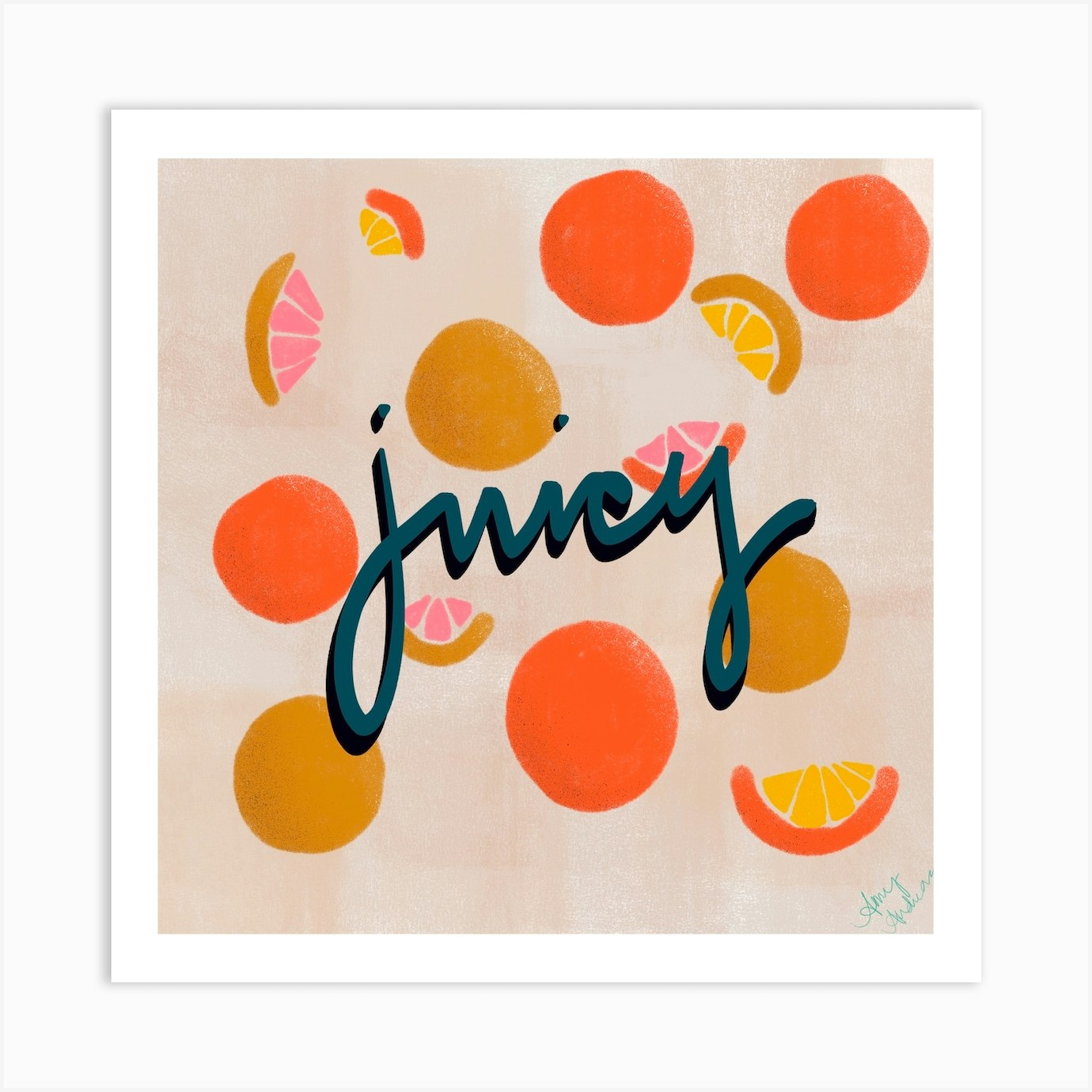 Juicy Art Print by MiniPopTart