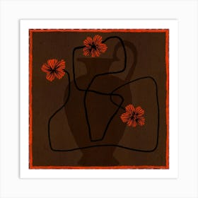 Out Of Vase Blooms 3 Art Print