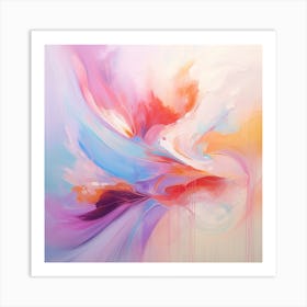 Abstract Painting Pastel 1 Art Print