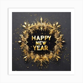 Happy New Year 21 Art Print