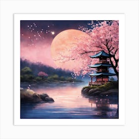 Cherry Blossoms Art Print