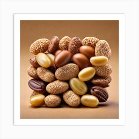 Nuts And Seeds Art Print