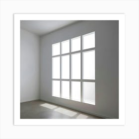 Empty Room With Windows 5 Art Print