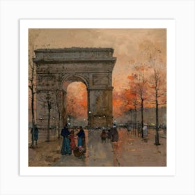 Arc De Triomphe 1 Art Print