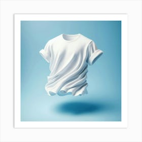 White T-Shirt Art Print