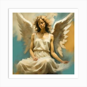 Angel Sleeping 1 Art Print