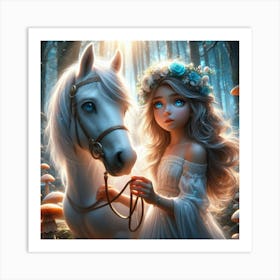 Fairy Horse Art Print