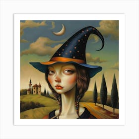 Witches Hat 2 Art Print