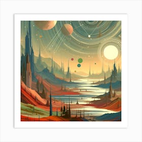 Land Of Fantasy 2 Art Print