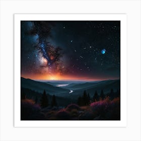 Milky Way 20 Art Print