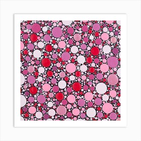 Pink Heaven Square Art Print