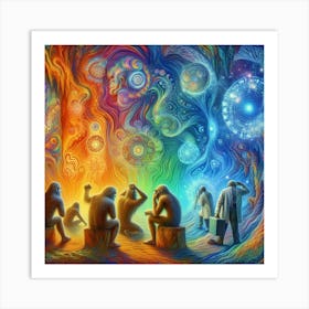 Psychedelic Painting 9 Art Print