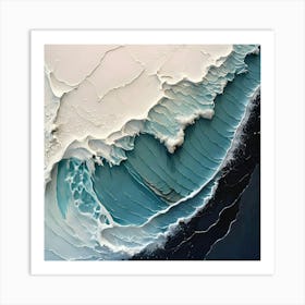 Abstract Of A Wave 9 Art Print