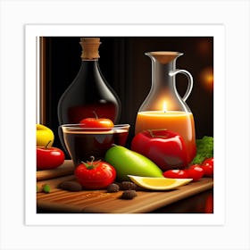 Food And Drink Art Print