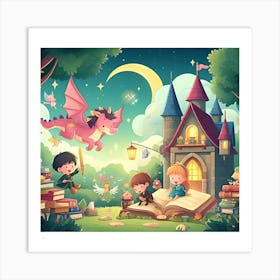 Fairy Tale Illustration Art Print