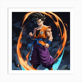 Dragon Ball Z Wallpaper 68 Art Print