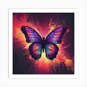 Butterfly Painting 221 Art Print