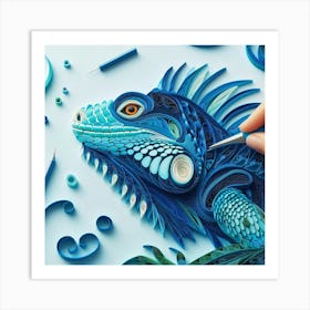 Iguana 1 Art Print