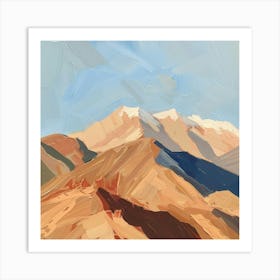 Mountain Range Art Print