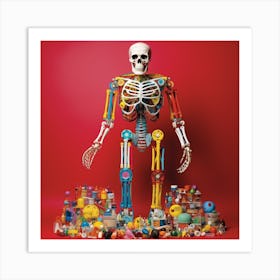 Toy Skeleton 1 Art Print