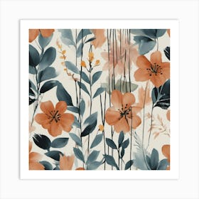 Floral Pattern Art Print