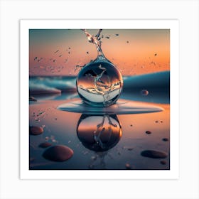 Water Drop 1 Art Print