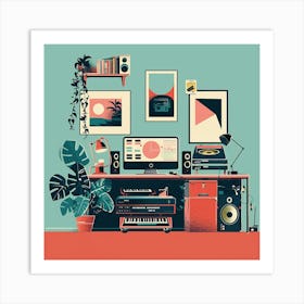 Home Office 3 Art Print