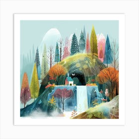 House In The Forest 1 Art Print