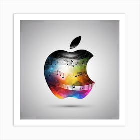 Apple Music Logo Art Print