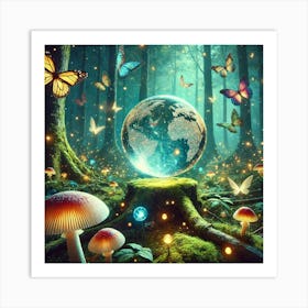 Ethereal Forest 3 Art Print