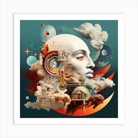 Abstract And Surreal Art Series By Csaba Fikker 008 Art Print