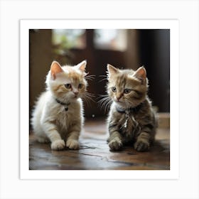 Two Kittens Art Print