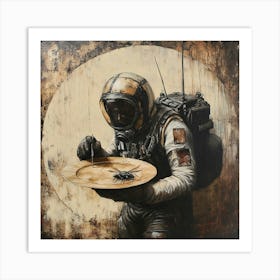 One Last Cookie Astronaut Art Print