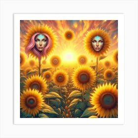 Sunflowers 5 Art Print