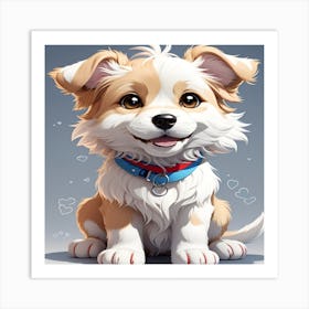 Cute Puppy Art Print