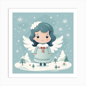 Christmas Angel 6 Art Print