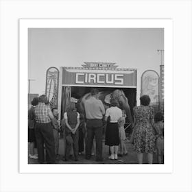 Untitled Photo, Possibly Related To Klamath Falls, Oregon, Circus Day By Russell Lee 1 Art Print