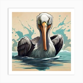 Pelican 3 Art Print