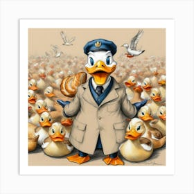 Donald Duck 19 Art Print