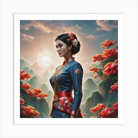 Chinese Woman Art Print